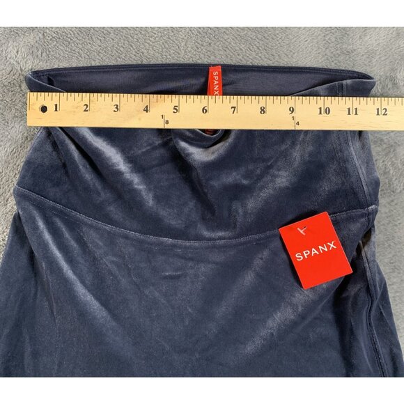 Spanx Velvet Leggings Classic Navy Size Medium Women's NWT - Picture 6 of 7